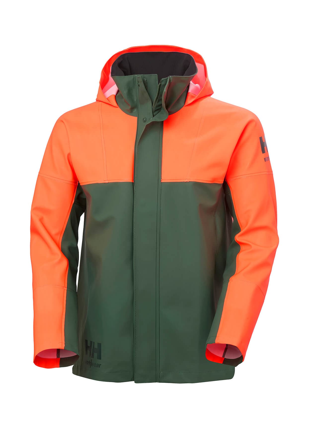 Helly Hansen Men's Njord Rain Jacket - Orange 3XL