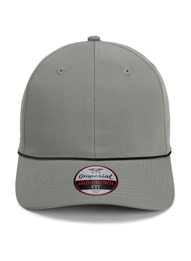 Imperial The Wingman 6-Panel Performance Rope Hat - Black,Light Grey MISC