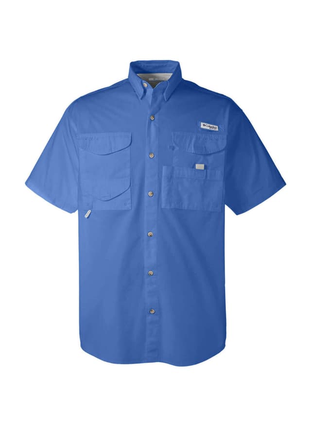 Columbia Men's Bonehead Short-Sleeve Shirt - Blue 3XL
