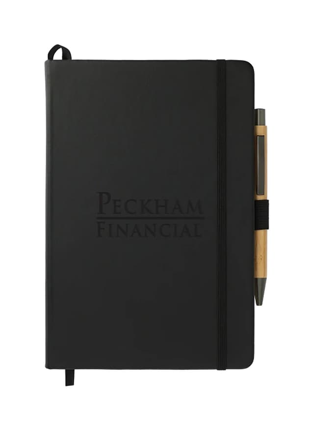 JournalBooks 5.5' x 8.5' Cactus Leather Bound Set - Black MISC