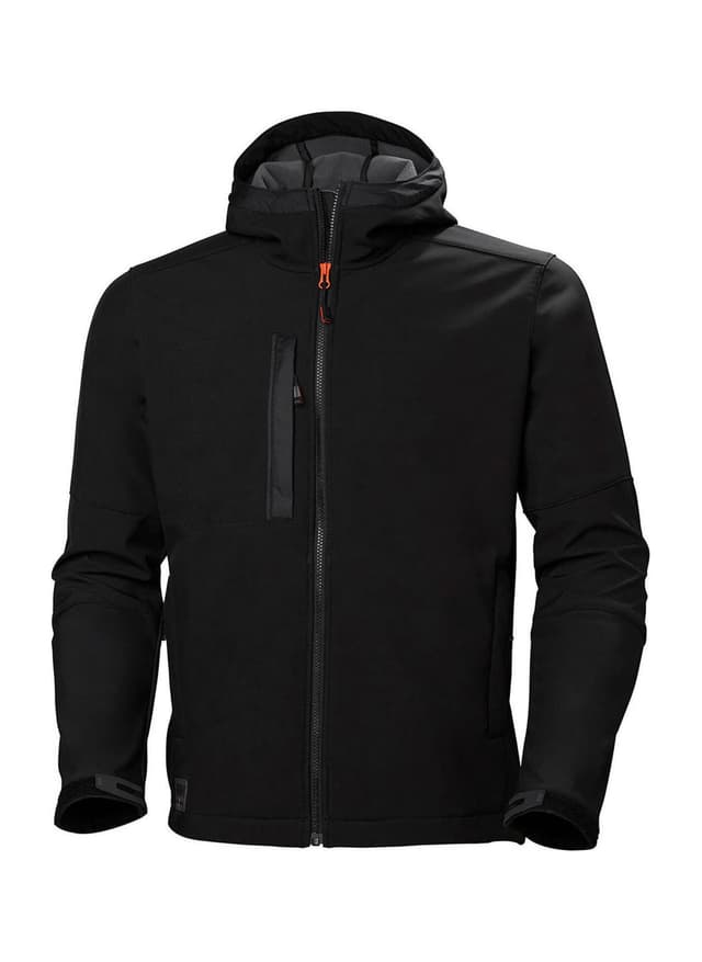 Helly Hansen Men's Kensington Hooded Softshell Jacket - Black 3XL