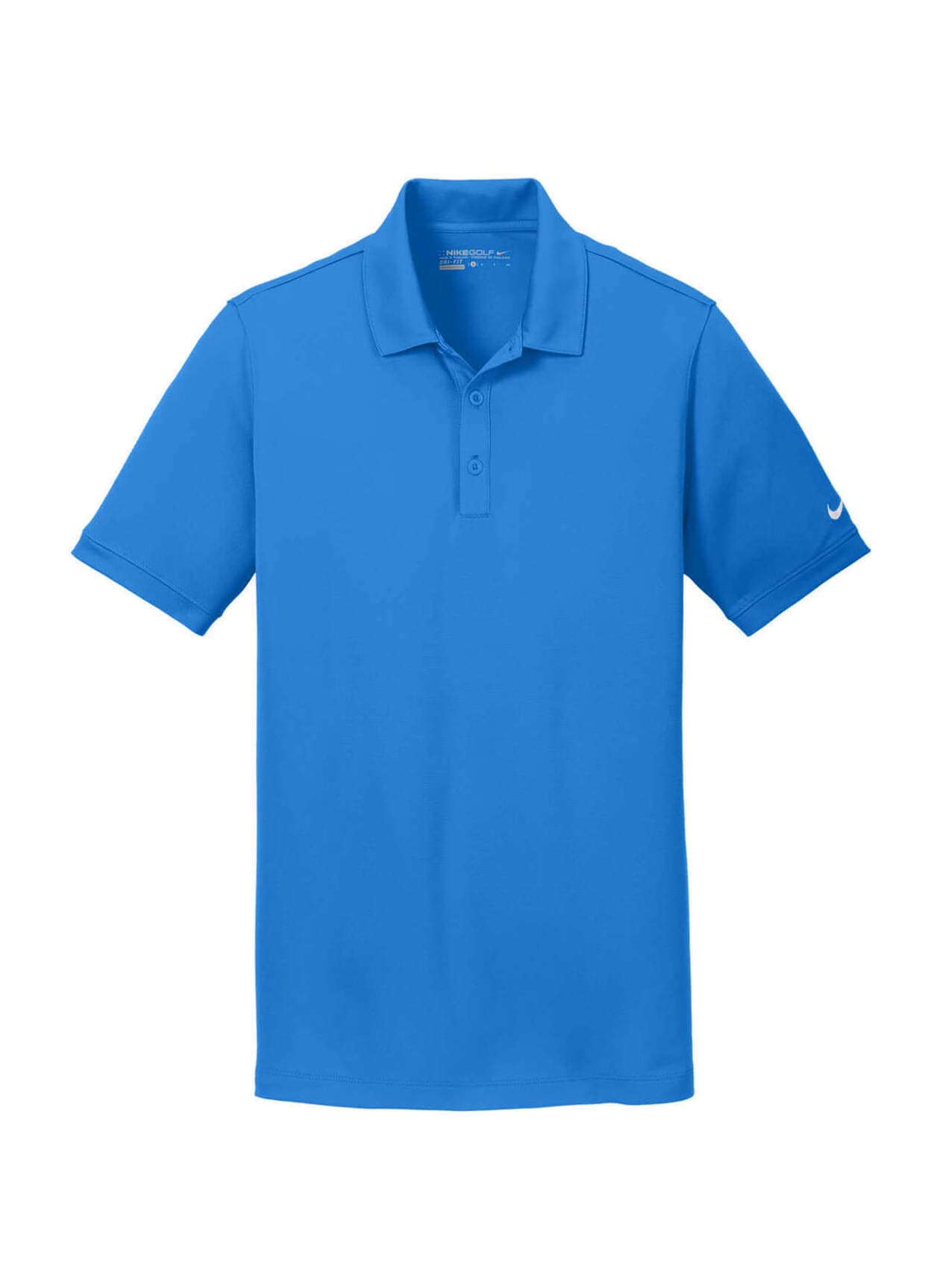 Nike Men's Dri-FIT Solid Icon Pique Modern Fit Polo - Cyan 3XL