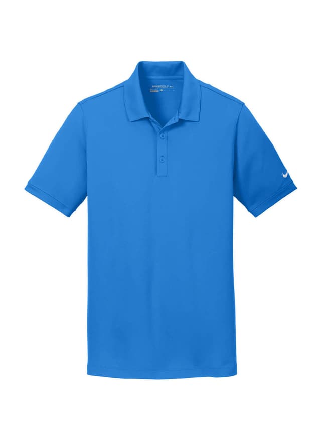 Nike Men's Dri-FIT Solid Icon Pique Modern Fit Polo - Cyan 3XL