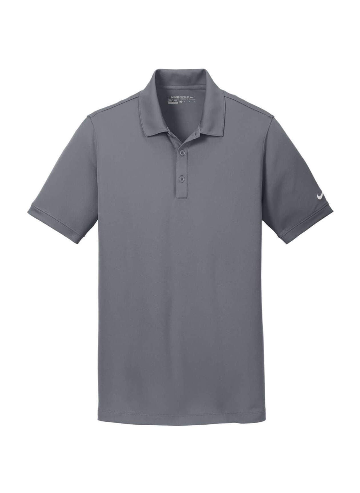 Nike Men's Dri-FIT Solid Icon Pique Modern Fit Polo - Dark Grey 3XL