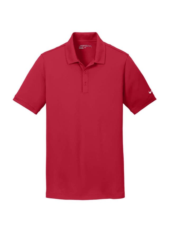 Nike Men's Dri-FIT Solid Icon Pique Modern Fit Polo - Red 3XL
