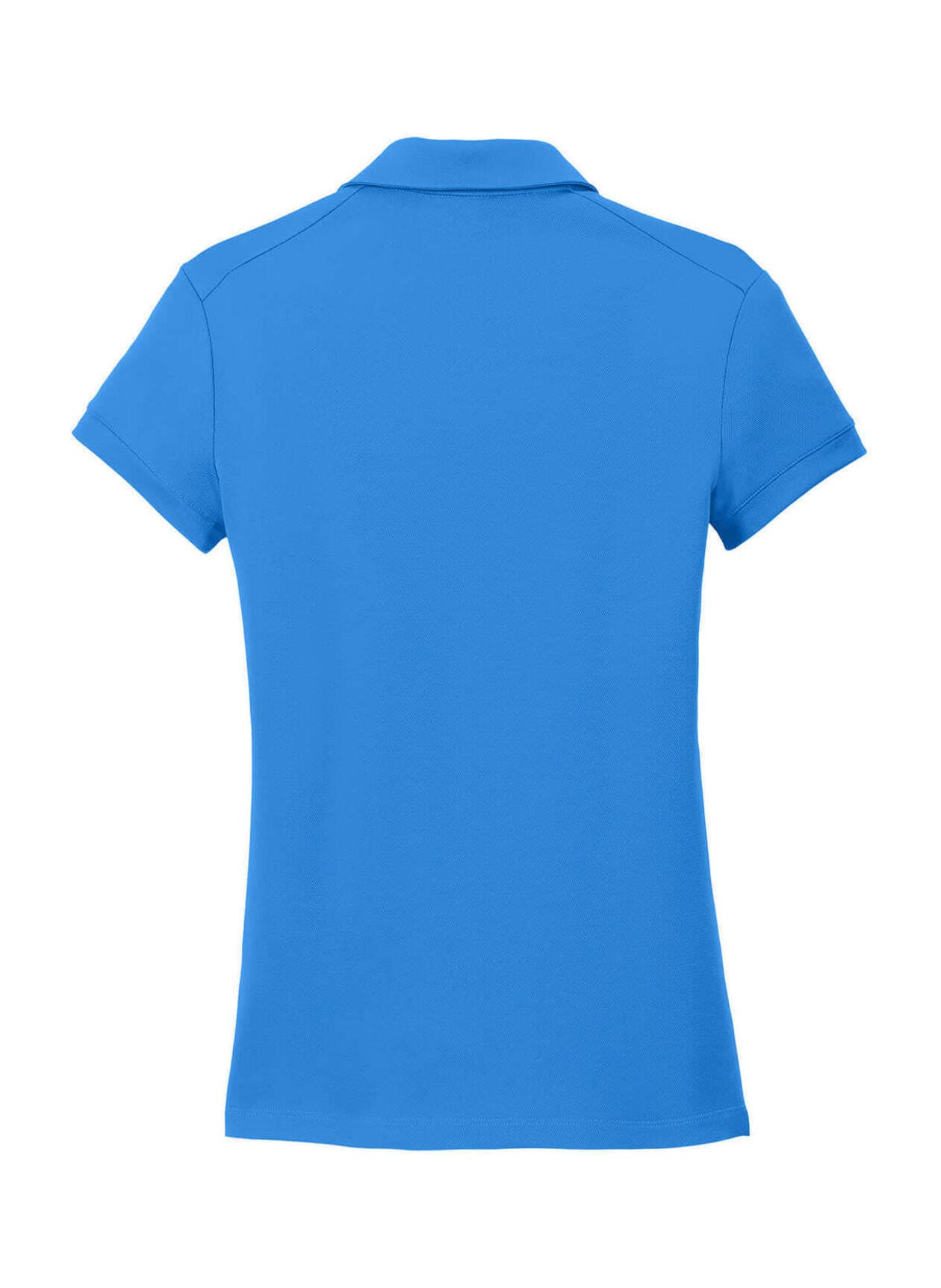 Nike Women's Dri-FIT Solid Icon Pique Modern Fit Polo - Light Photo Blue (BLU) LG