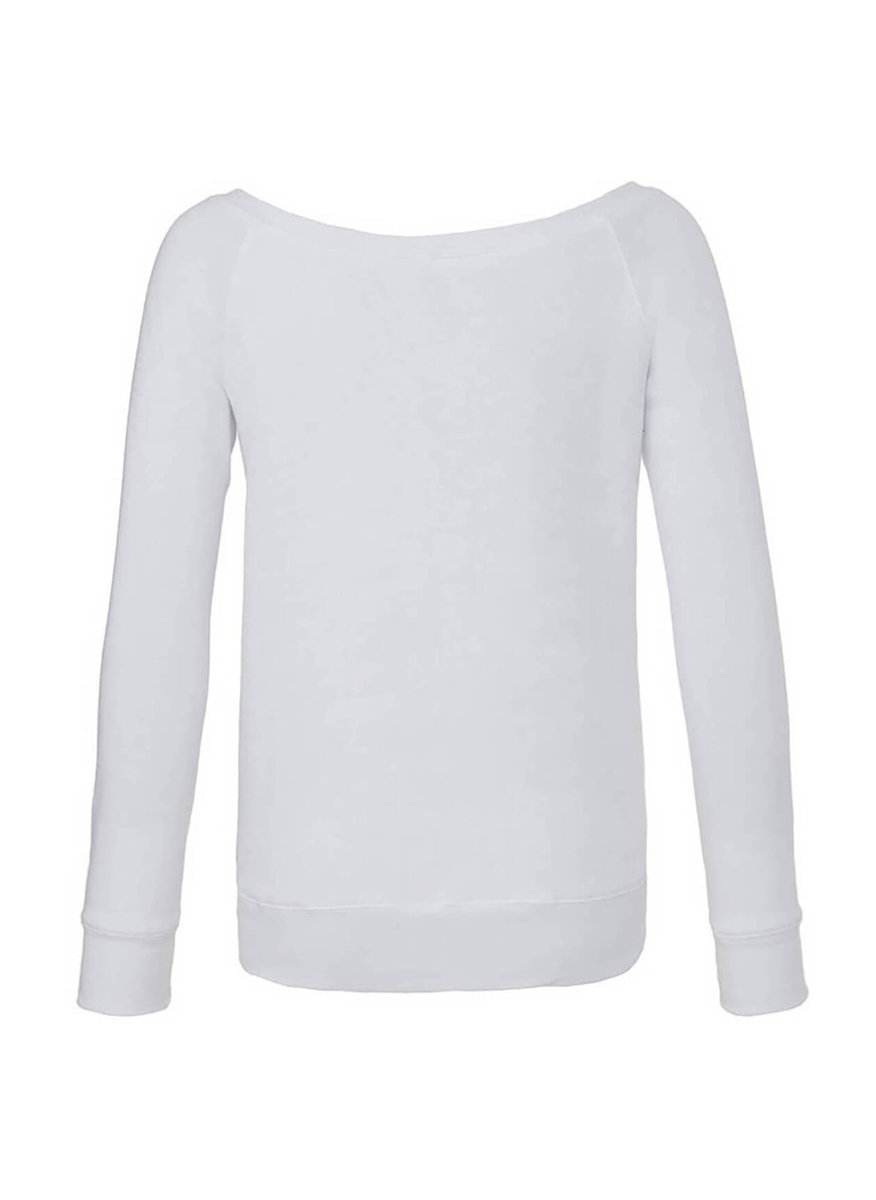 Bella + Canvas Women's Sponge Fleece Wide Neck Sweatshirt