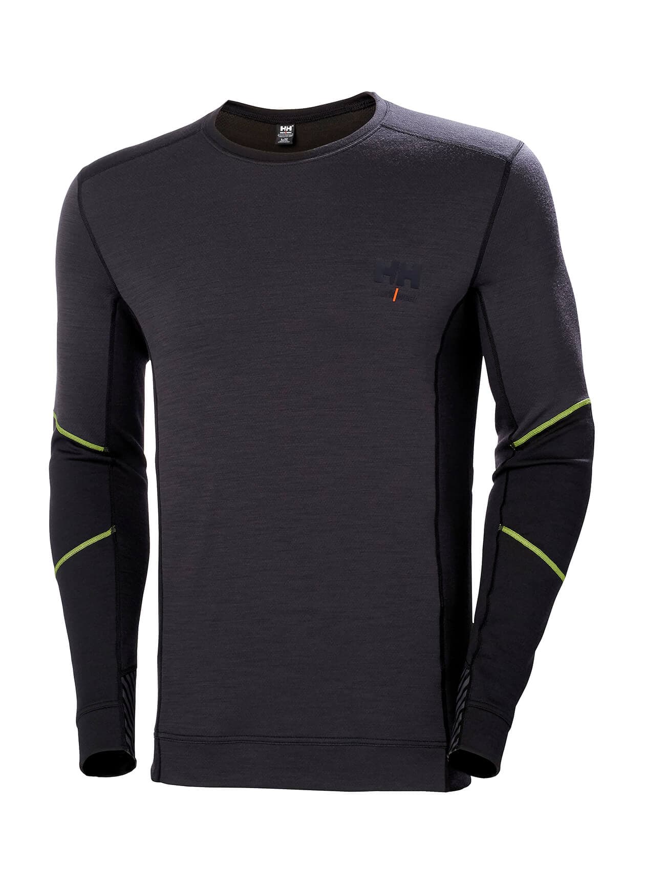Helly Hansen Men's LIFA Merino Crewneck - Black / Ebony 3XL
