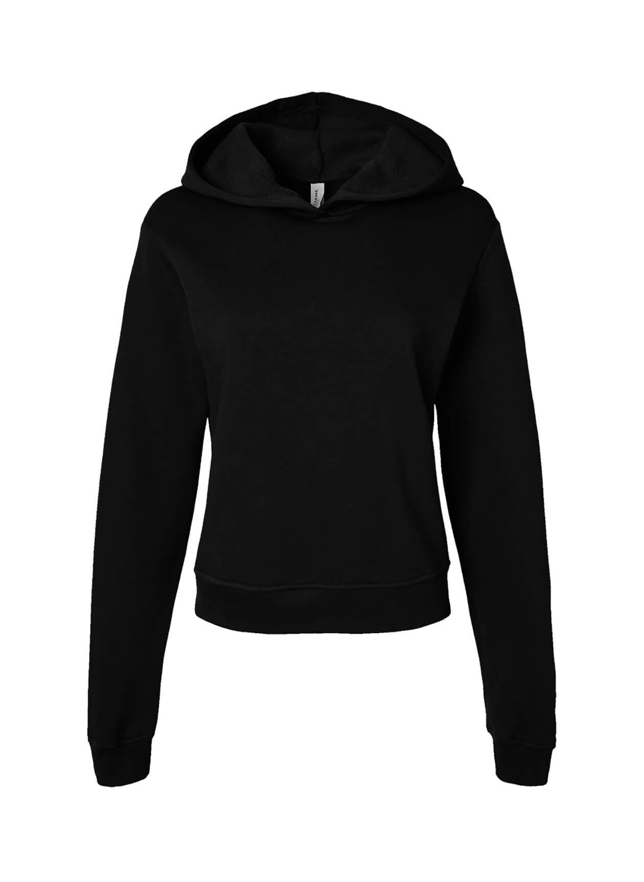 Bella + Canvas Women's Classic Hoodie - Black LG