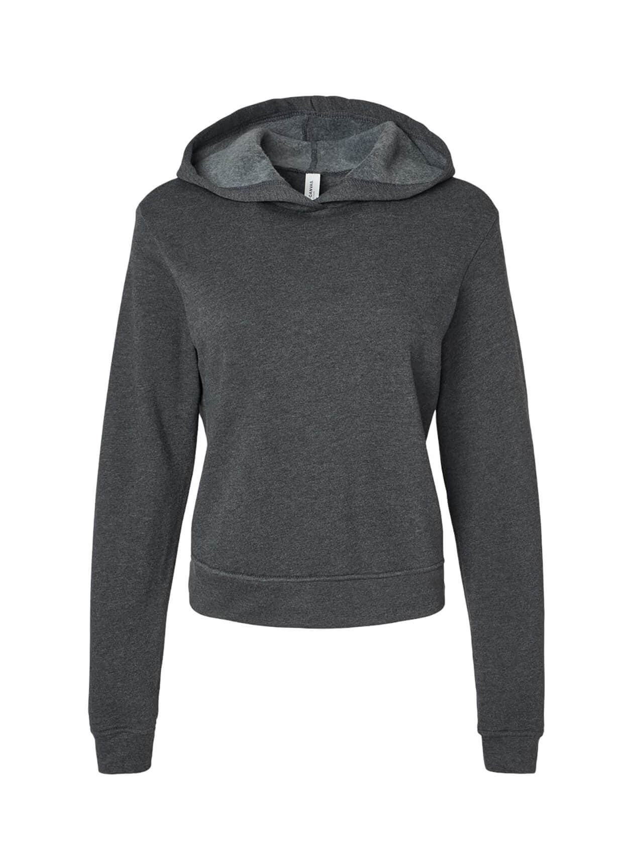 Bella + Canvas Women's Classic Hoodie - Dark Grey LG