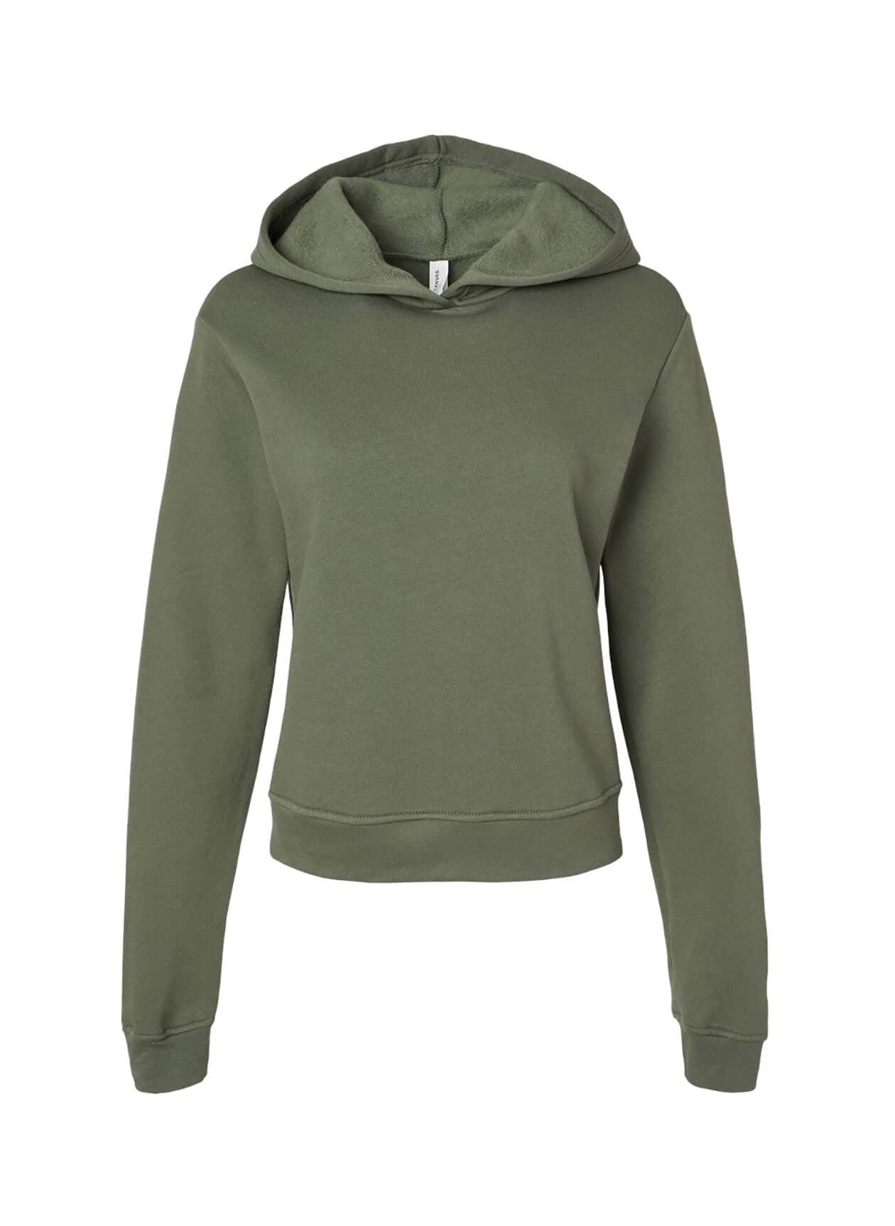 Bella + Canvas Women's Classic Hoodie - Green LG