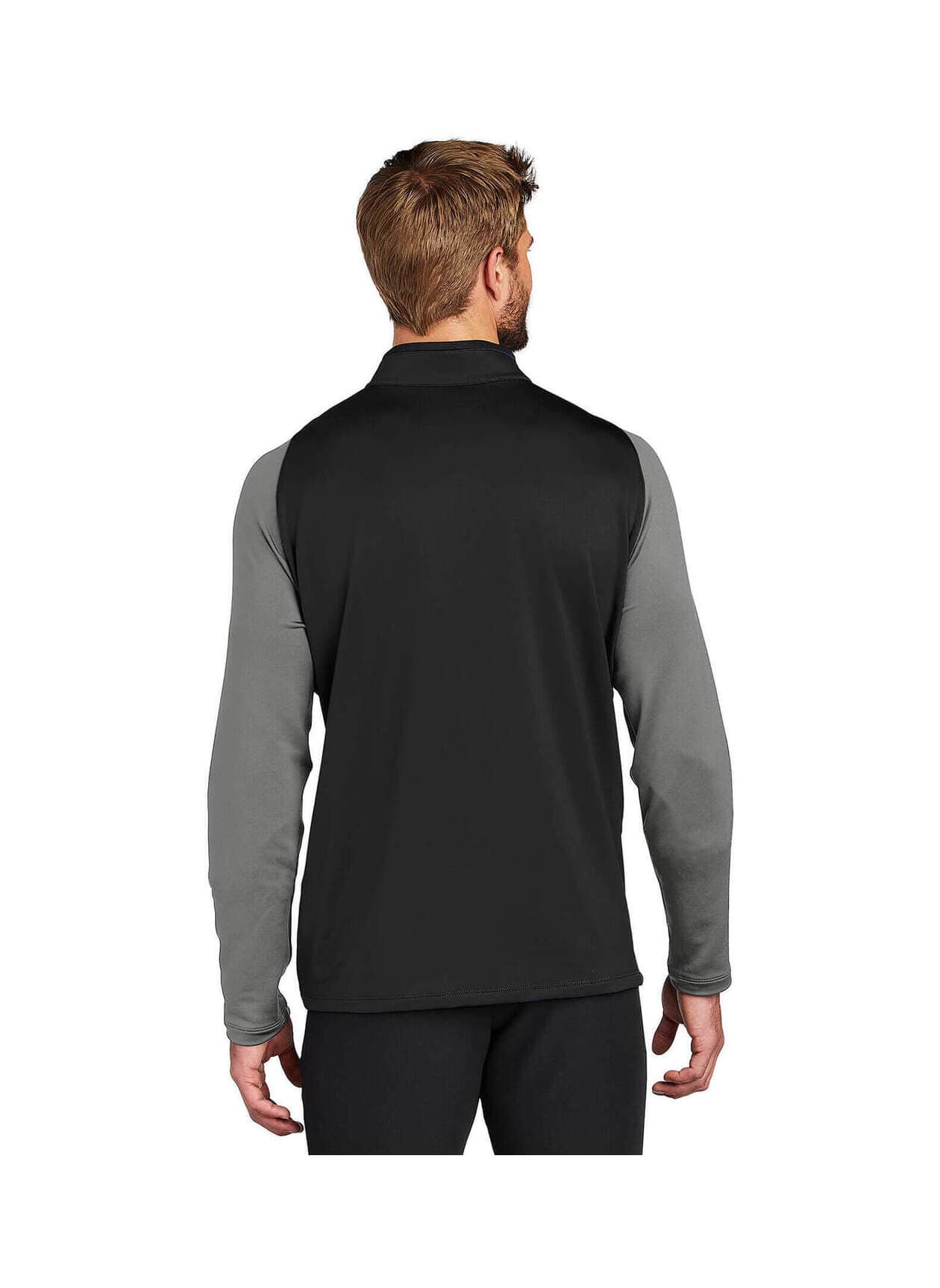 Nike Men's Dri-FIT Stretch Half-Zip - Black,Dark Grey 3XL