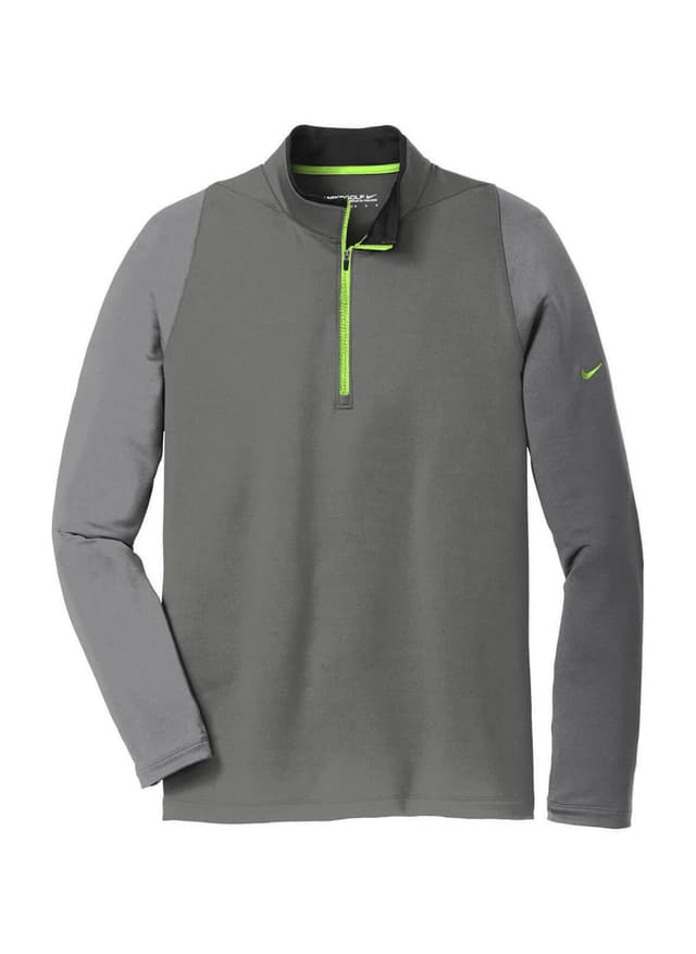 Nike Men's Dri-FIT Stretch Half-Zip - Dark Grey 3XL