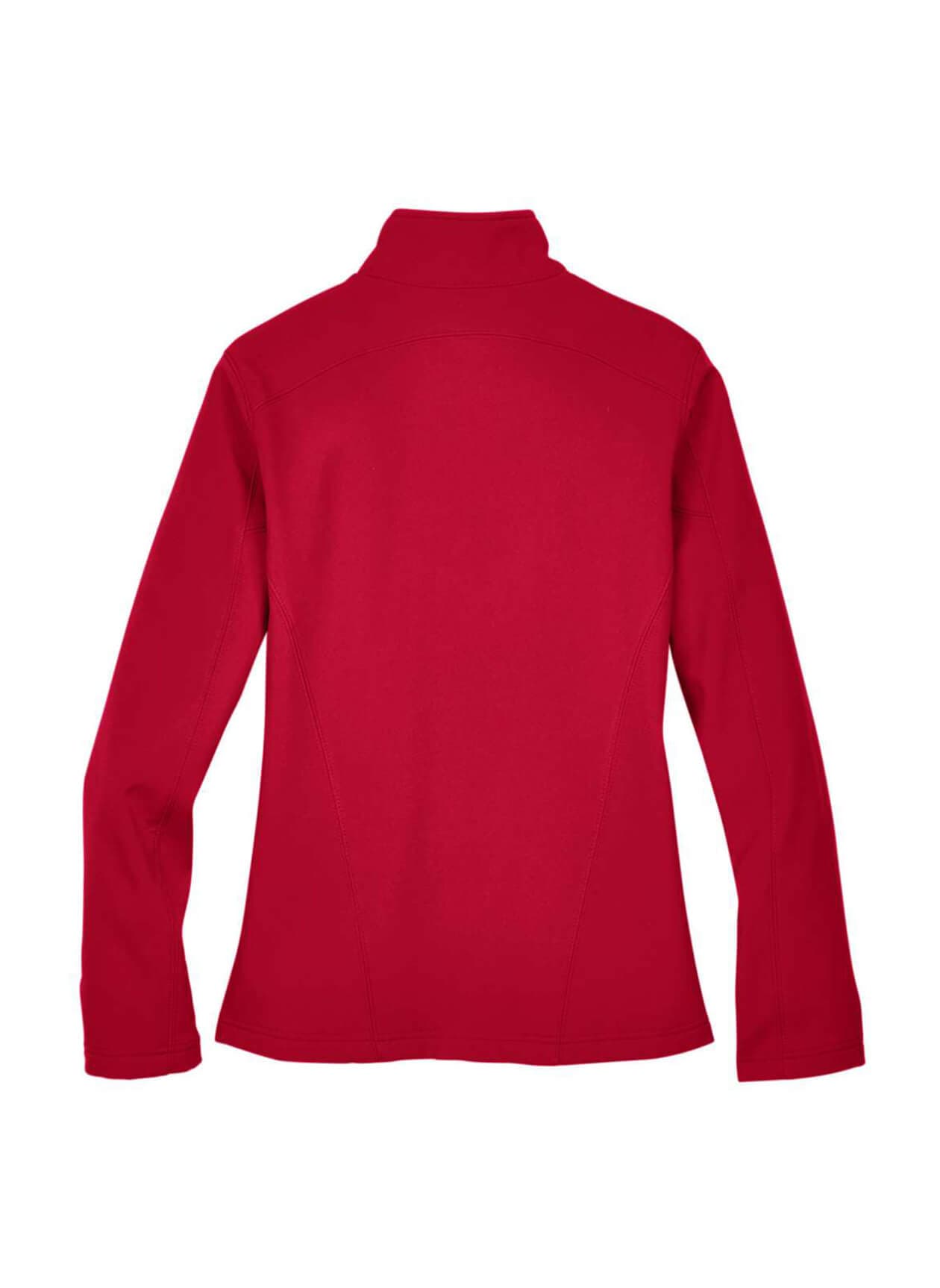 Core 365 Women's Cruise Two-Layer Fleece Bonded Soft Shell Jacket - Red 3XL