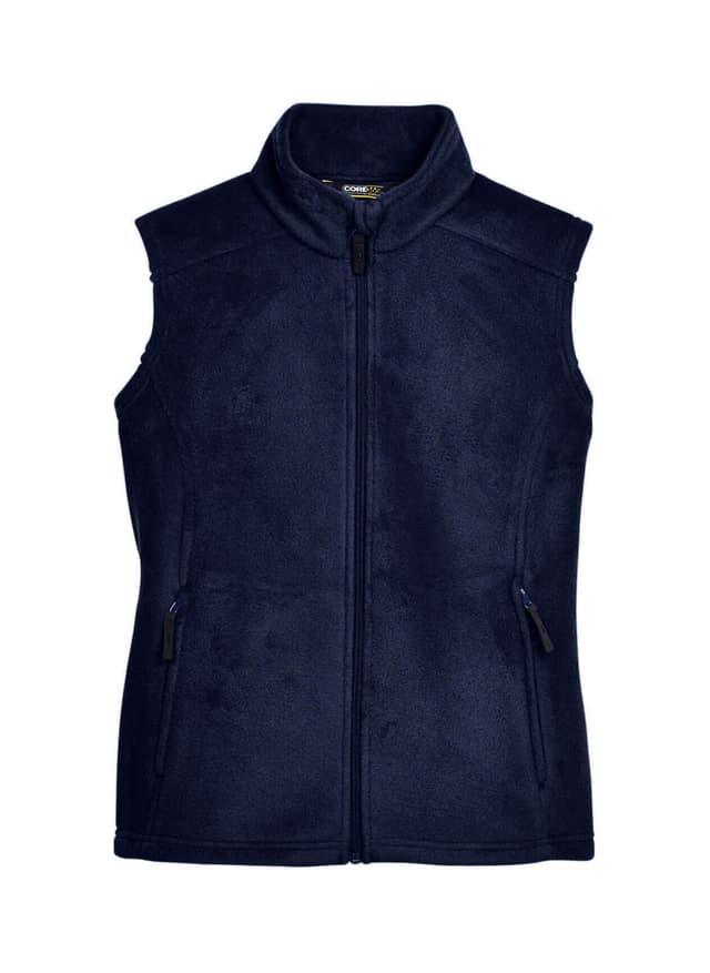 Core 365 Women's Journey Fleece Vest - Navy 3XL