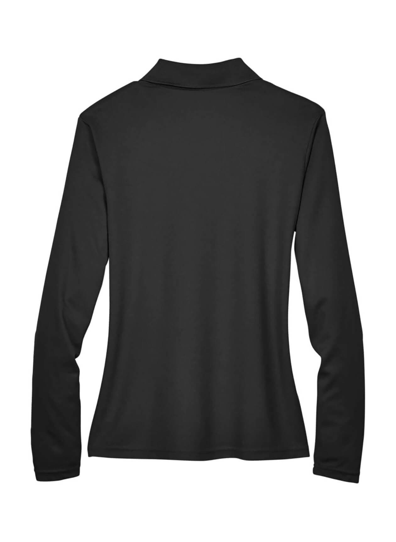 Core 365 Women's North End Performance Long Sleeve Polo - Black 3XL