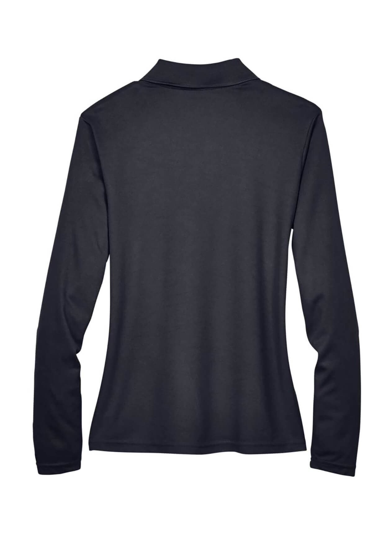 Core 365 Women's North End Performance Long Sleeve Polo - Dark Grey 3XL