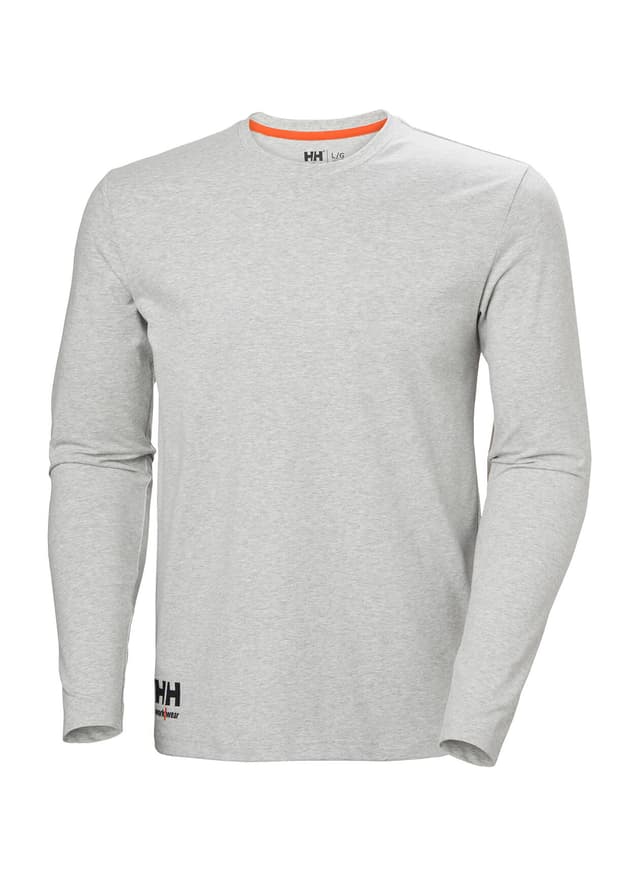 Helly Hansen Men's Kensington Long-Sleeve T-Shirt - Grey Melange (932) 3XL