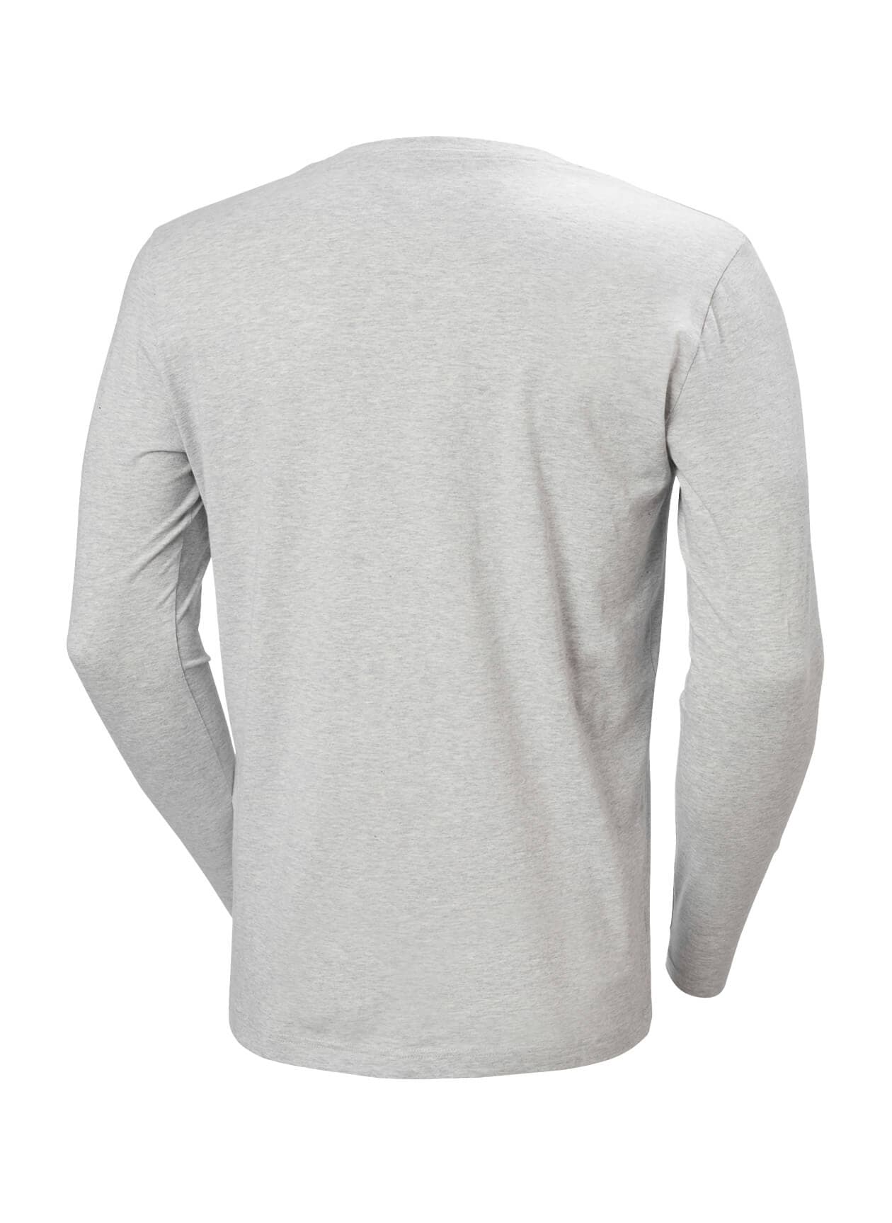Helly Hansen Men's Classic Logo 2.0 Long Sleeve T-Shirt - Light Grey 3XL