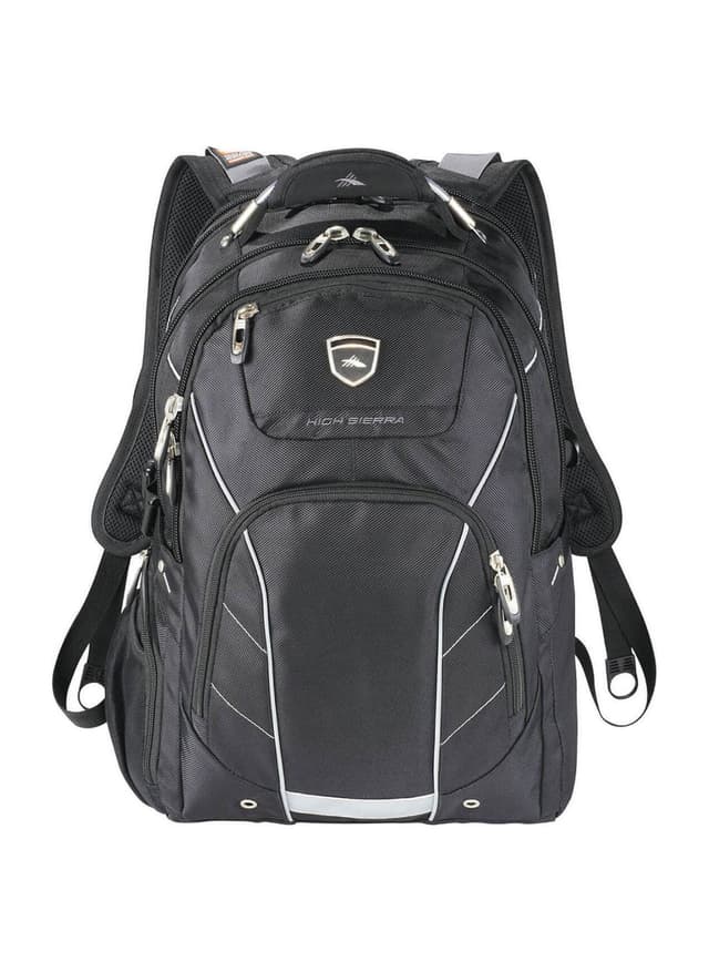 High Sierra Elite Fly-By 17" Computer Backpack - Black MISC
