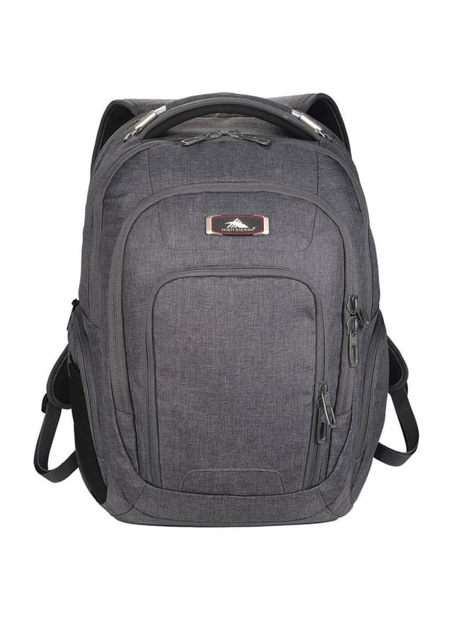 High Sierra 17" Computer UBT Deluxe Backpack - Dark Grey MISC