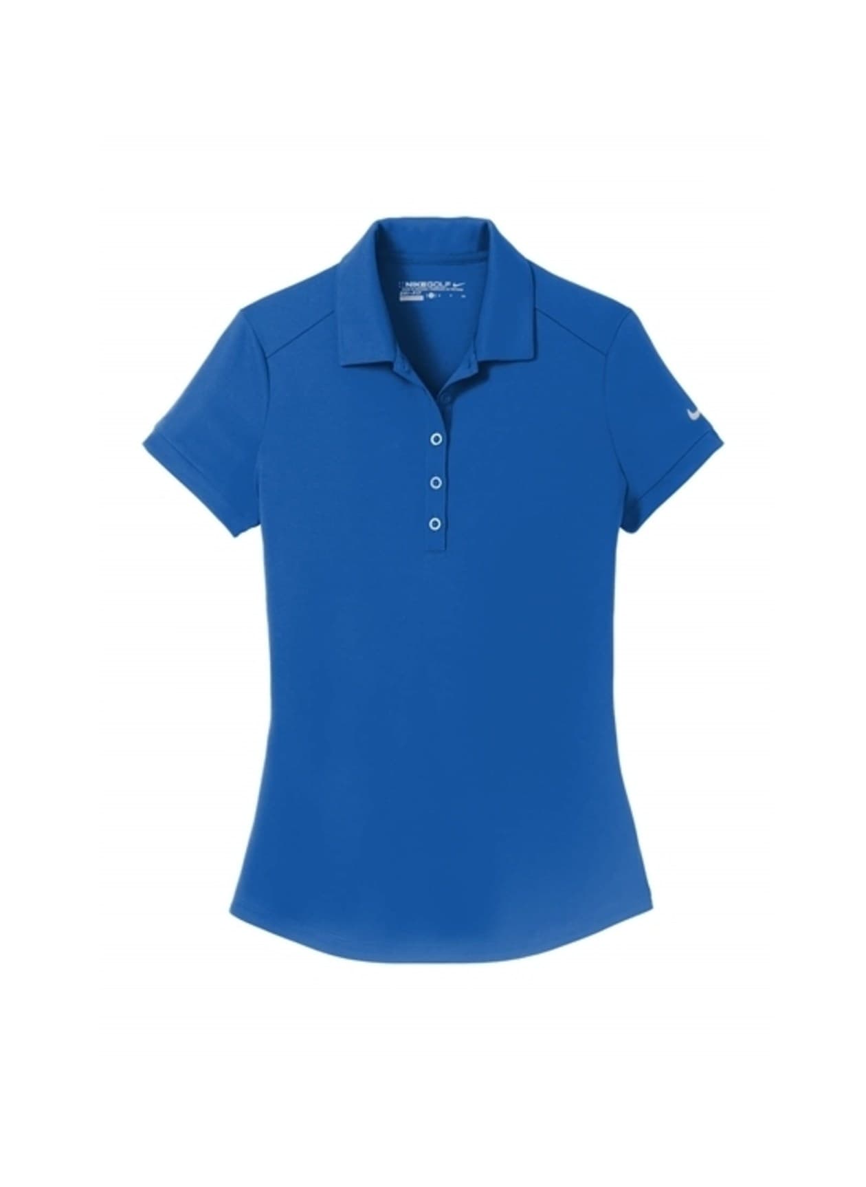 Nike Women's Dri-FIT Players Modern Fit Polo - Blue LG