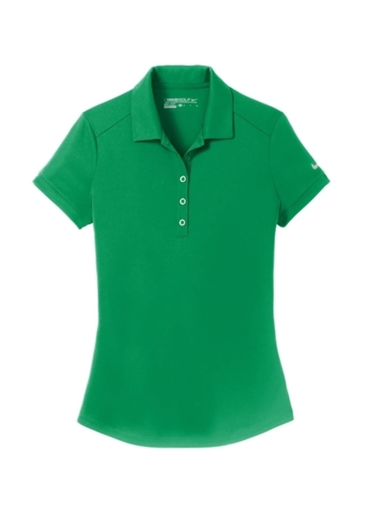 Nike Women's Dri-FIT Players Modern Fit Polo - Green LG