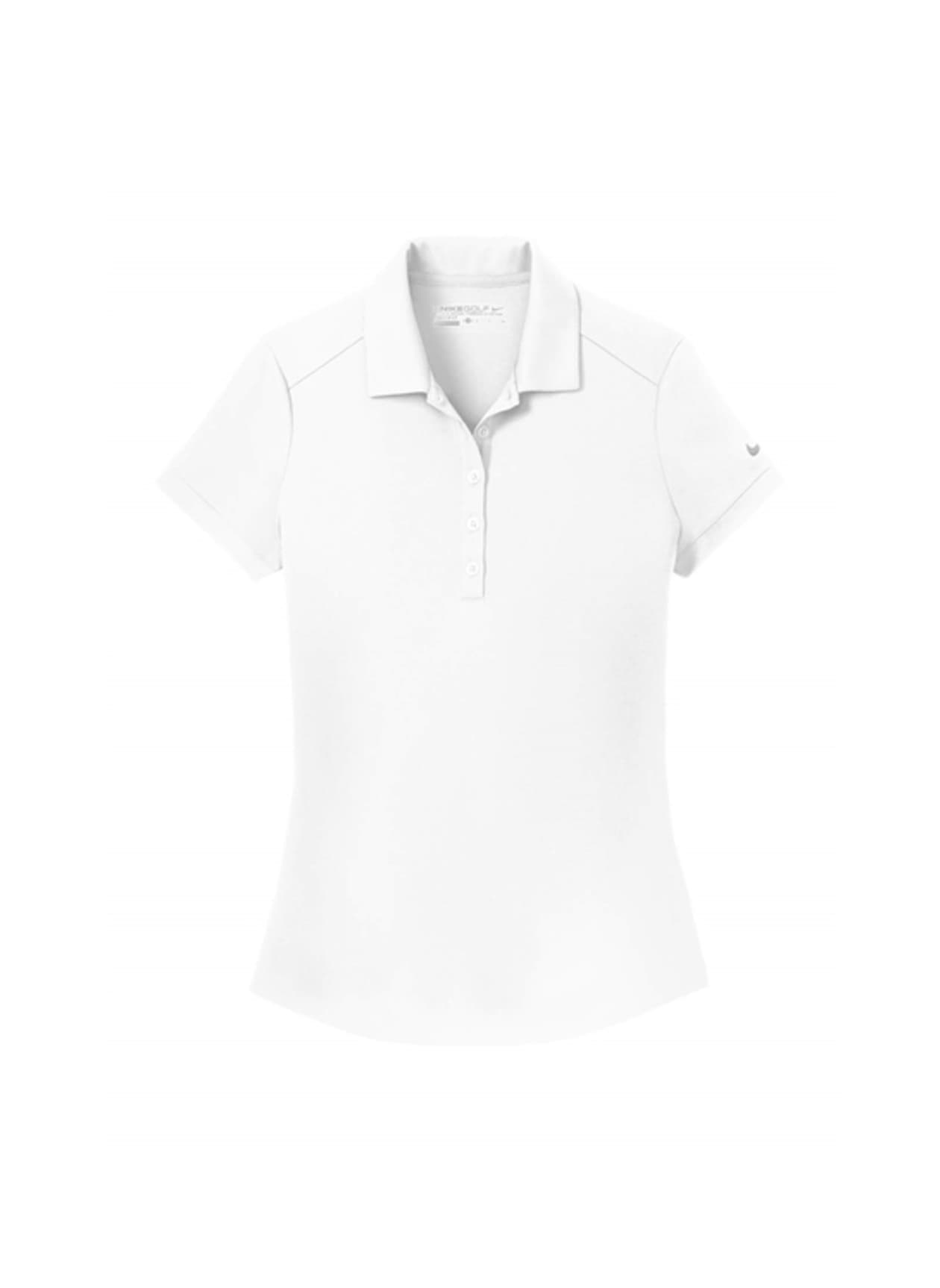 Nike Women's Dri-FIT Players Modern Fit Polo - White LG