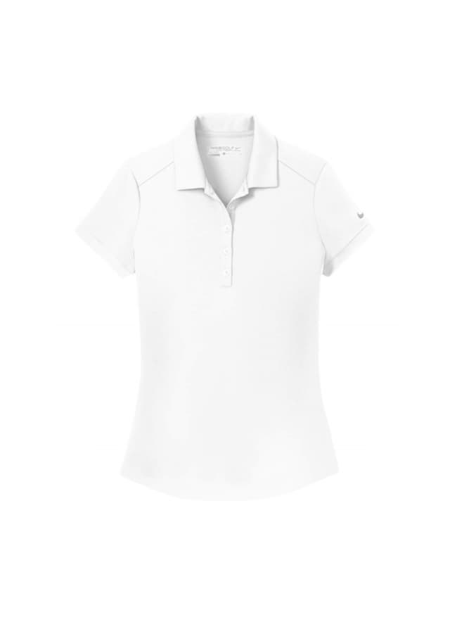 Nike Women's Dri-FIT Players Modern Fit Polo - White LG