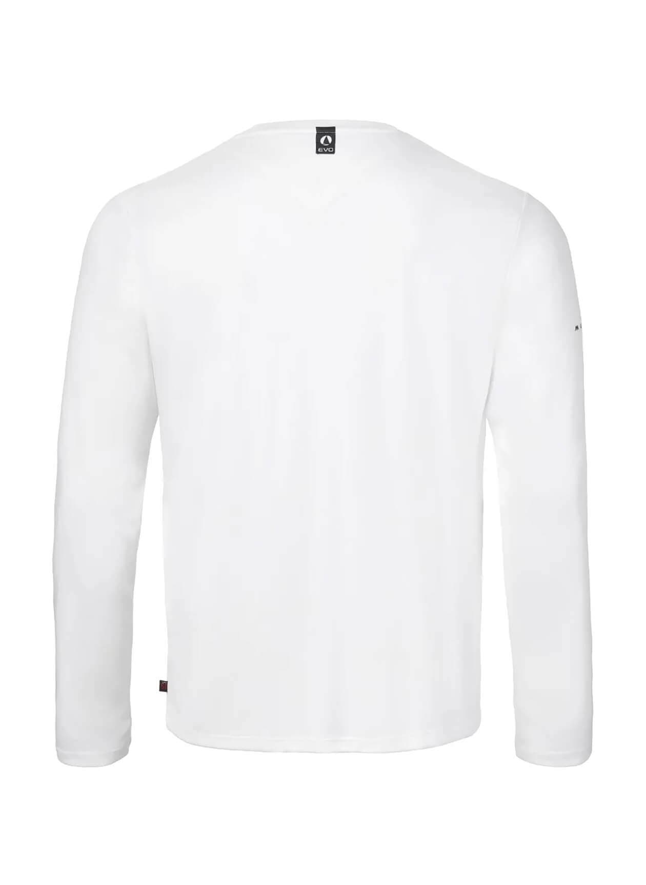 Musto Men's Evo Crew Sunblock Long-Sleeve T-Shirt - White 3XL