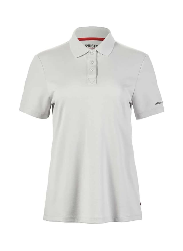 Musto Women's Evo Crew Sunblock Polo - Light Grey LG