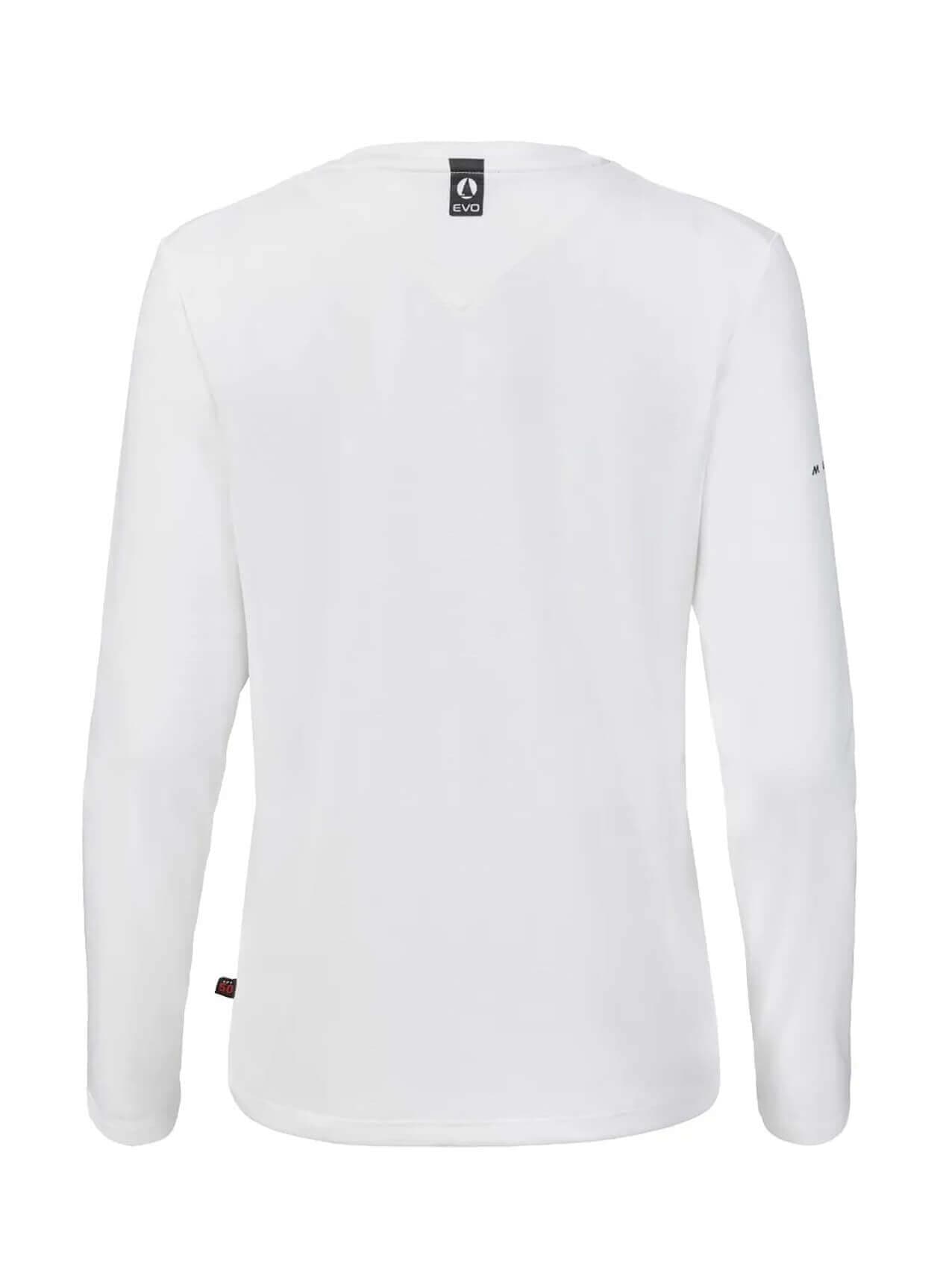 Musto Women's Evo Crew Sunblock Long-Sleeve T-Shirt - White LG