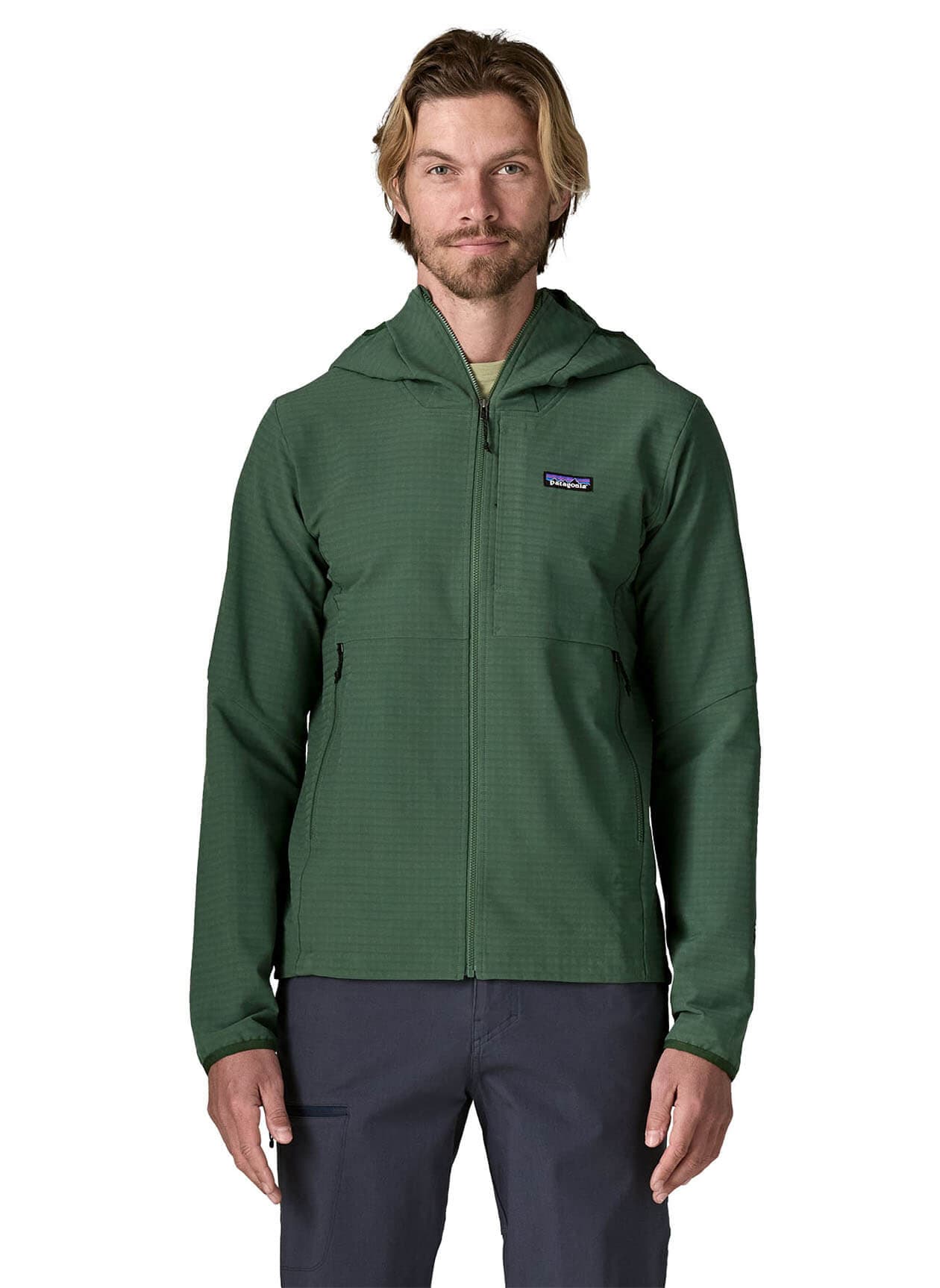 Patagonia Men's R1 TechFace Hoody SP26 - Canopy Green (CNGR) LG