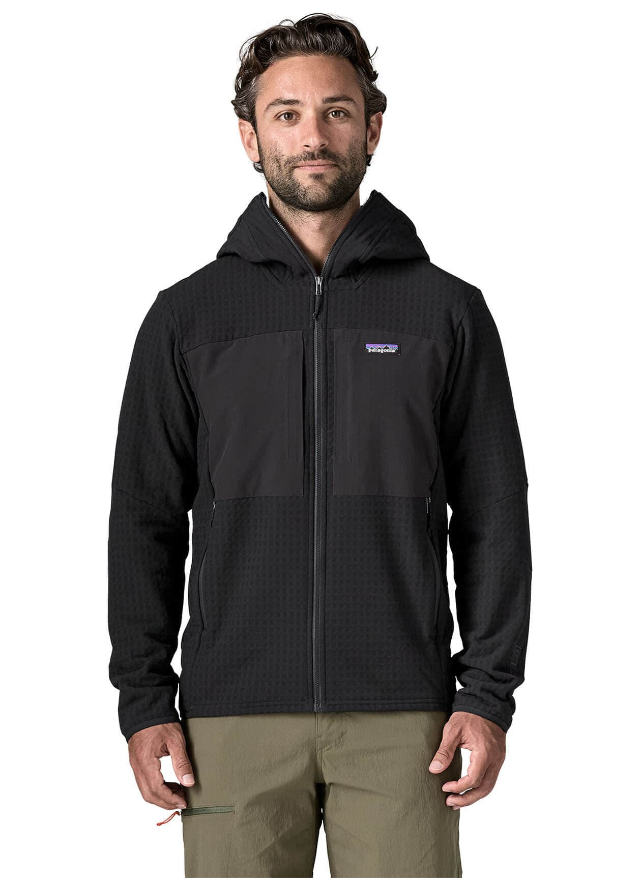Patagonia Men's R2 TechFace Hoody F26 - Black LG