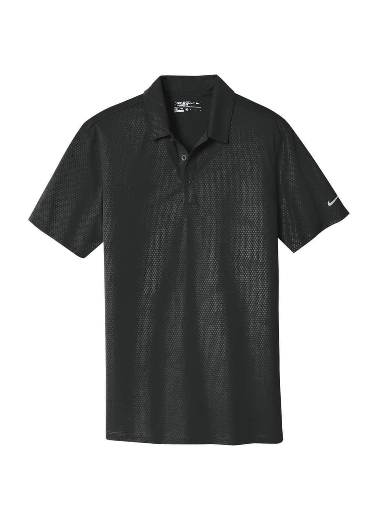 Nike Men's Dri-FIT Embossed Tri-Blade Polo - Black 3XL