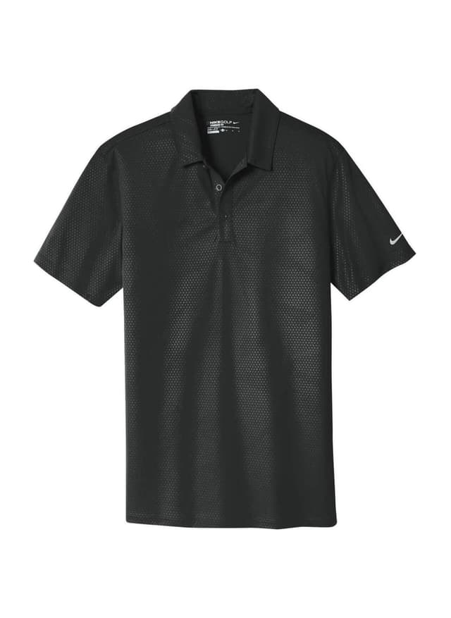 Nike Men's Dri-FIT Embossed Tri-Blade Polo - Black 3XL