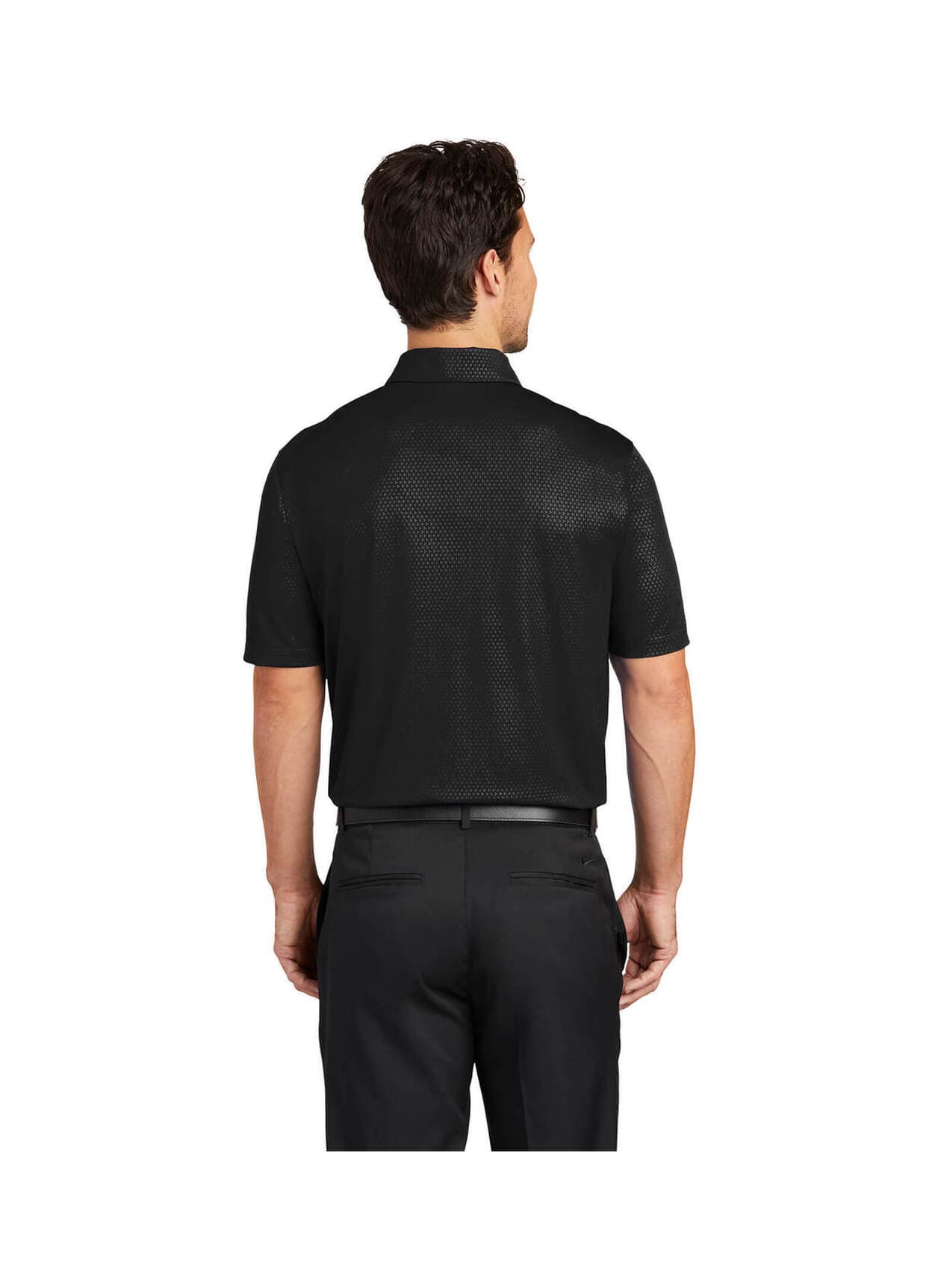 Nike Men's Dri-FIT Embossed Tri-Blade Polo - Black 3XL