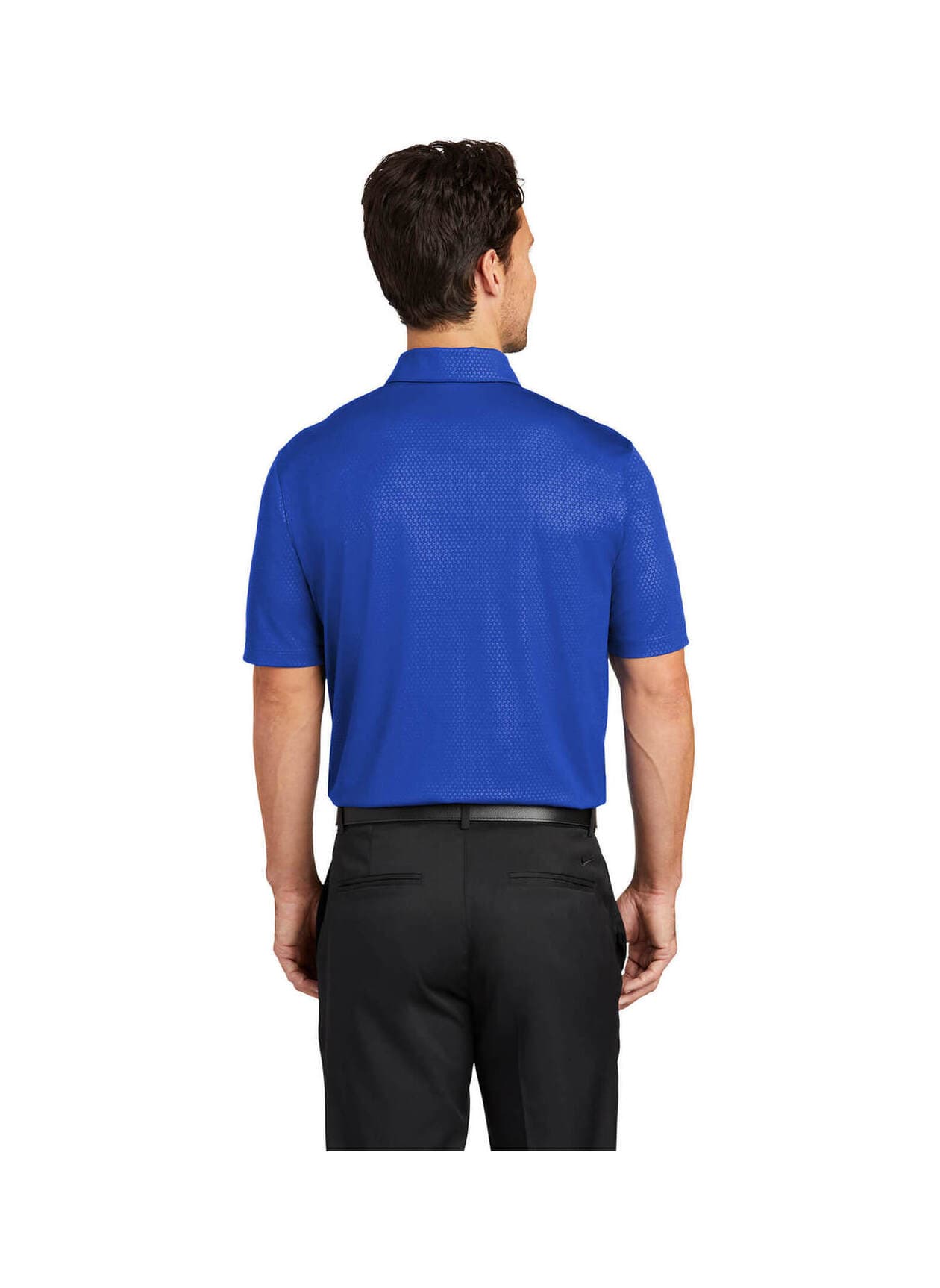 Nike Men's Dri-FIT Embossed Tri-Blade Polo - Old Royal 3XL