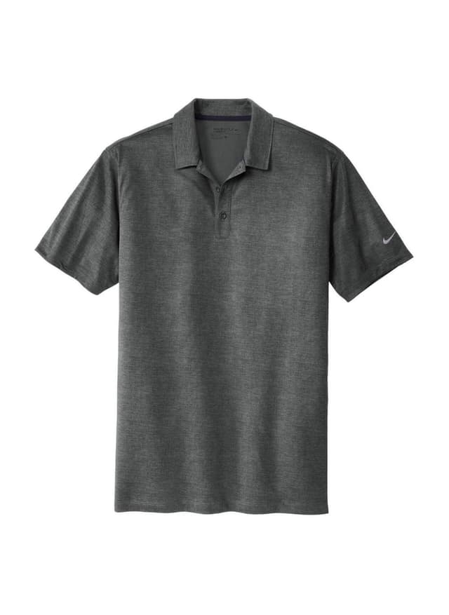 Nike Men's Dri-FIT Crosshatch Polo - Dark Grey 3XL