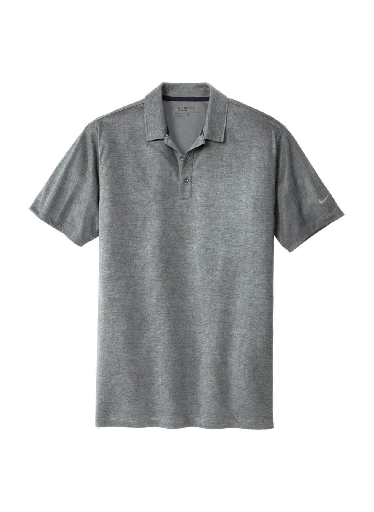 Nike Men's Dri-FIT Crosshatch Polo - Light Grey 3XL