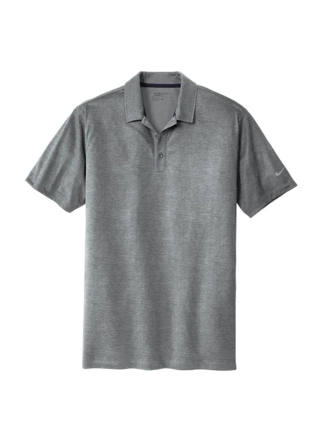 Nike Men's Dri-FIT Crosshatch Polo - Light Grey 3XL