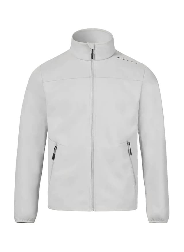 Musto Men's Evo Crew Softshell Jacket - Light Grey 3XL