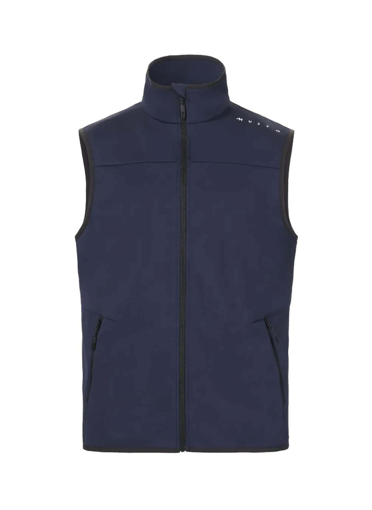 Musto Men's Evo Crew Softshell Vest - Navy 3XL