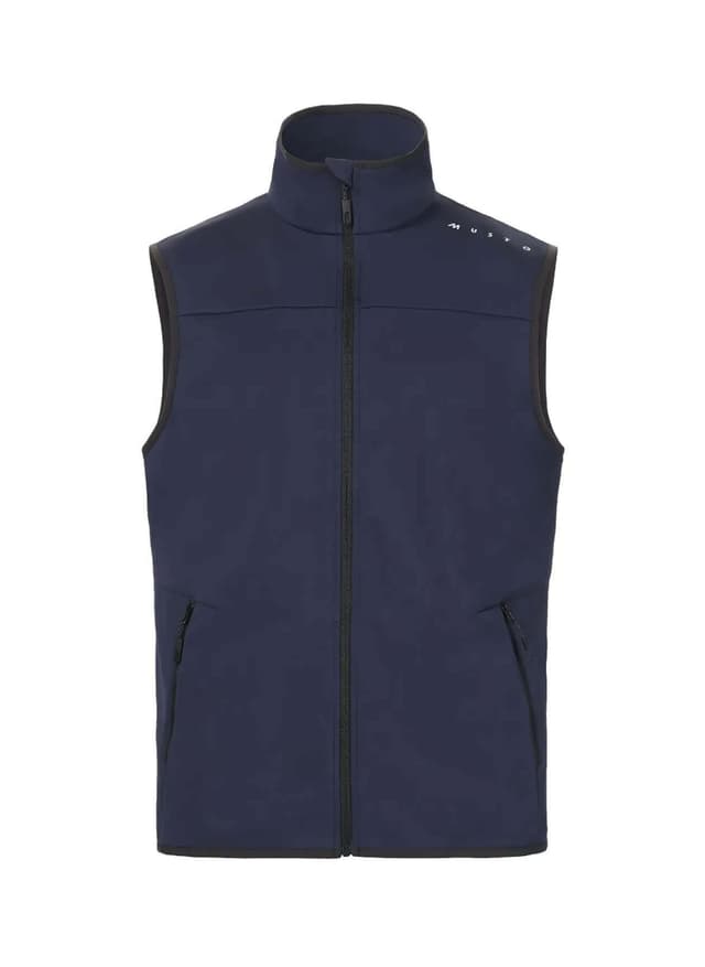 Musto Men's Evo Crew Softshell Vest - Navy 3XL