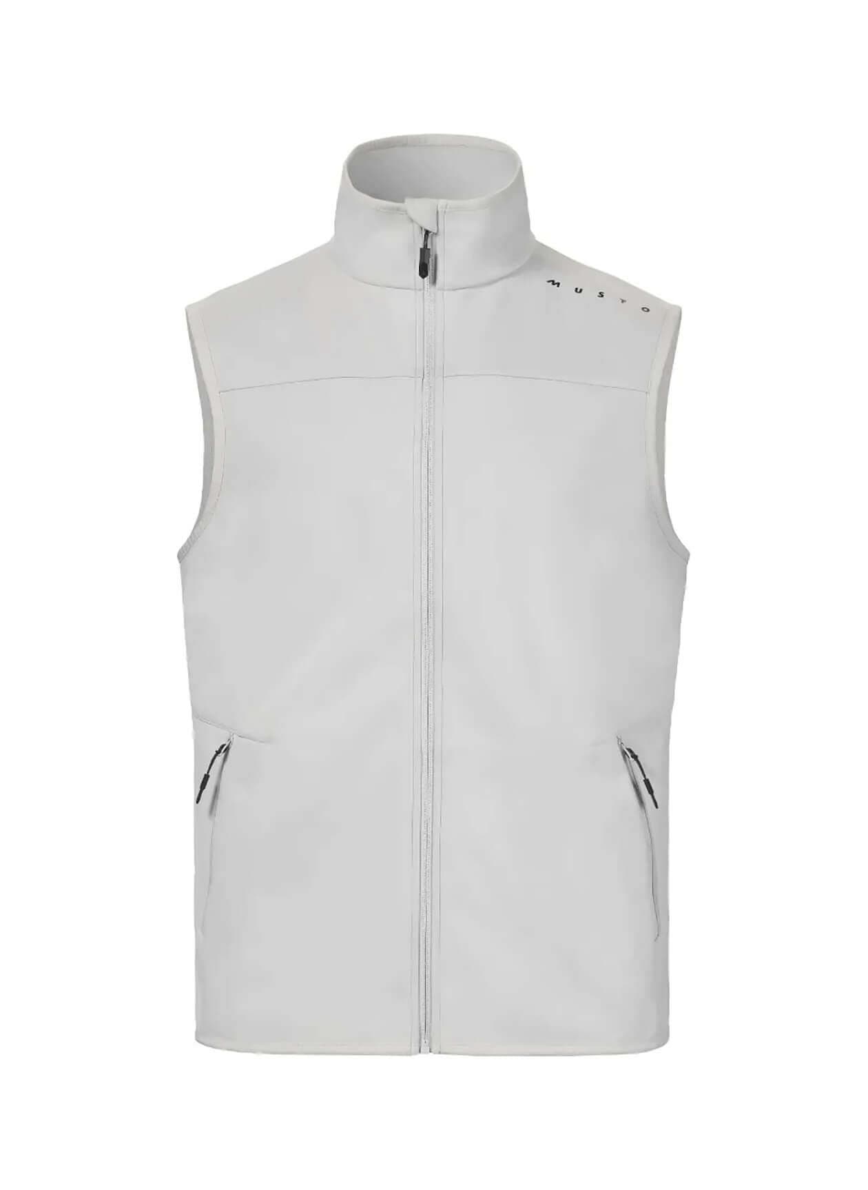 Musto Men's Evo Crew Softshell Vest - Light Grey 3XL