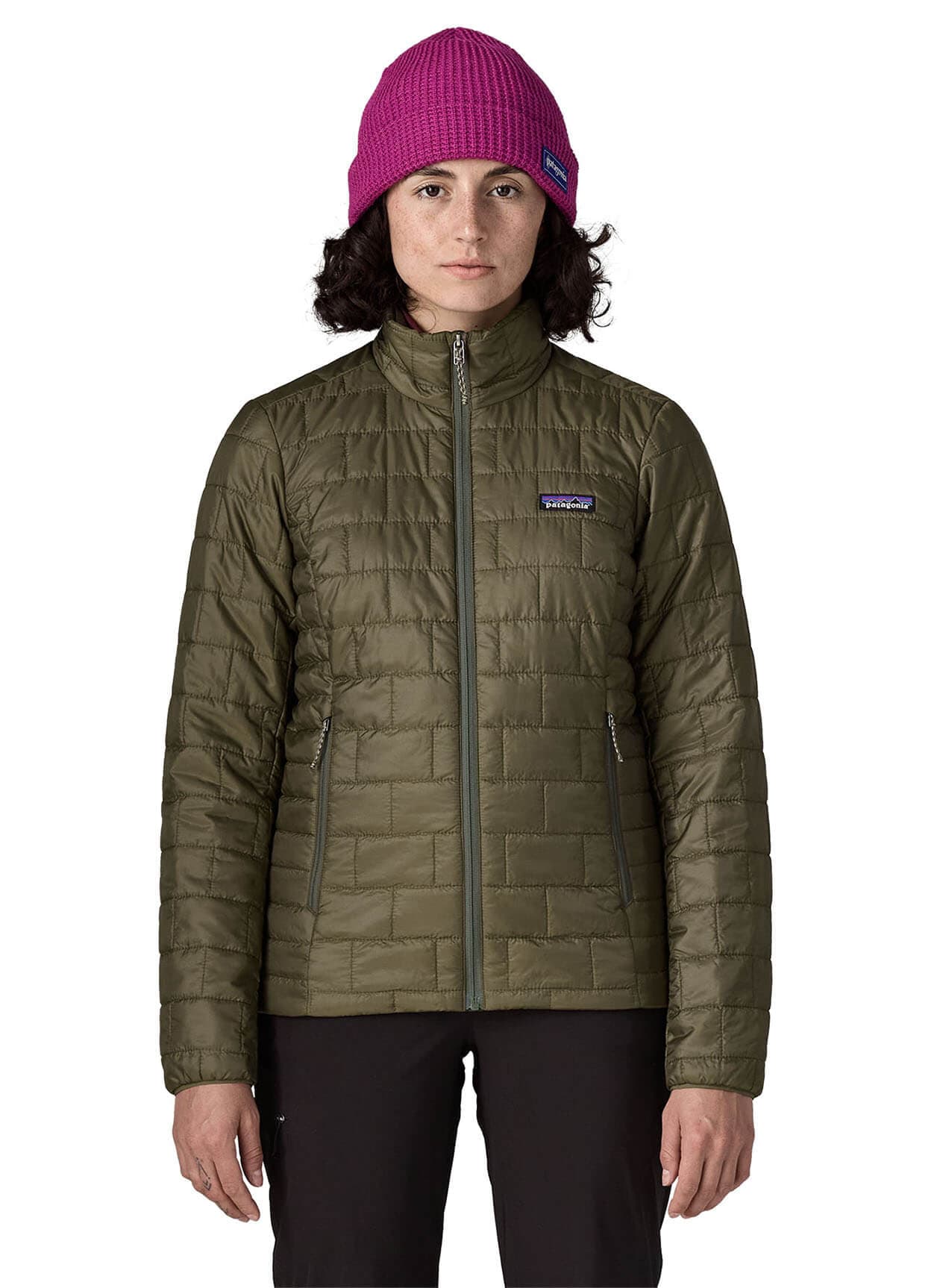 Patagonia Women's Nano Puff Jacket F25 - Basin Green LG