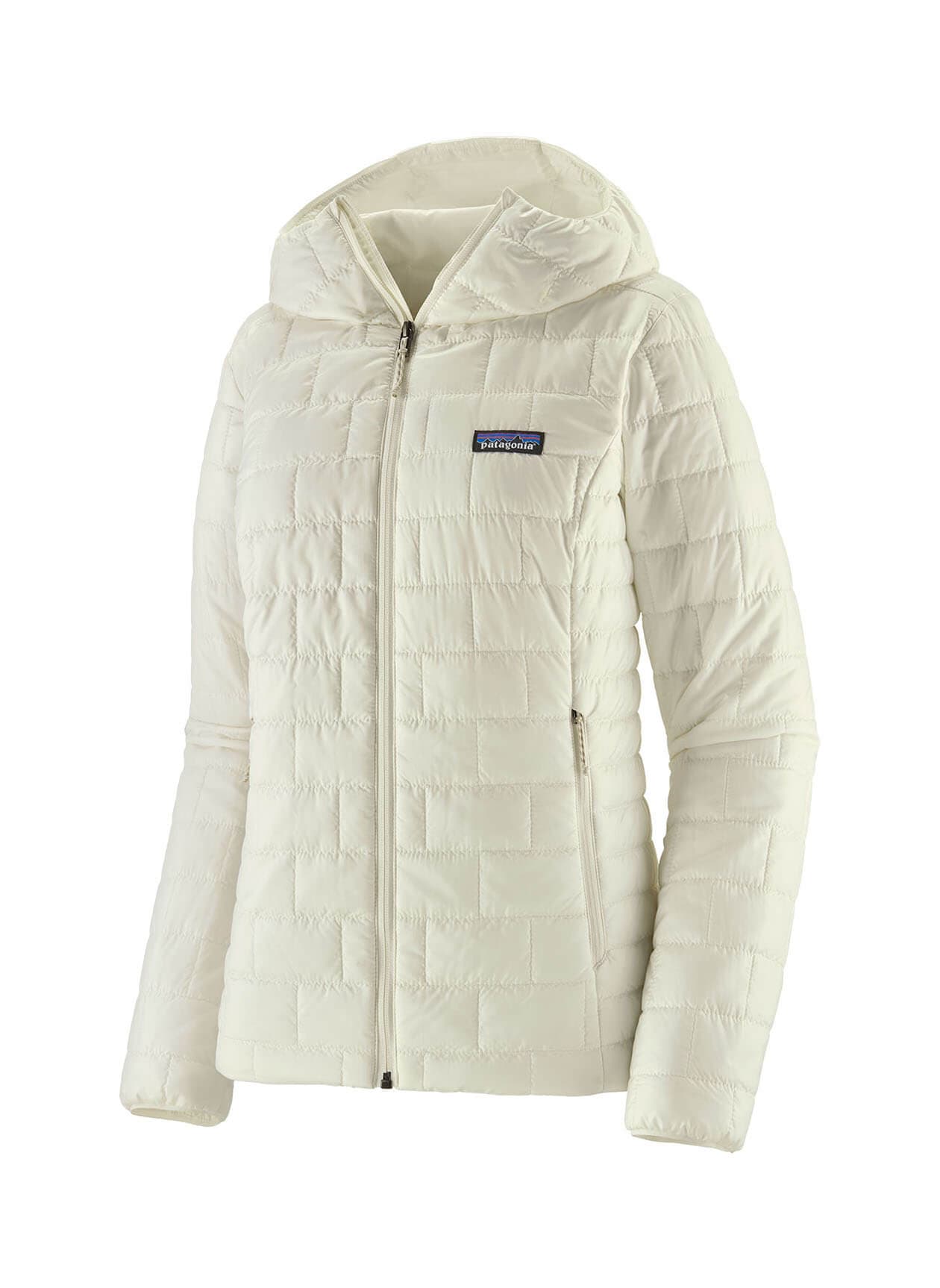 Patagonia Women's Nano Puff Hoody - White LG