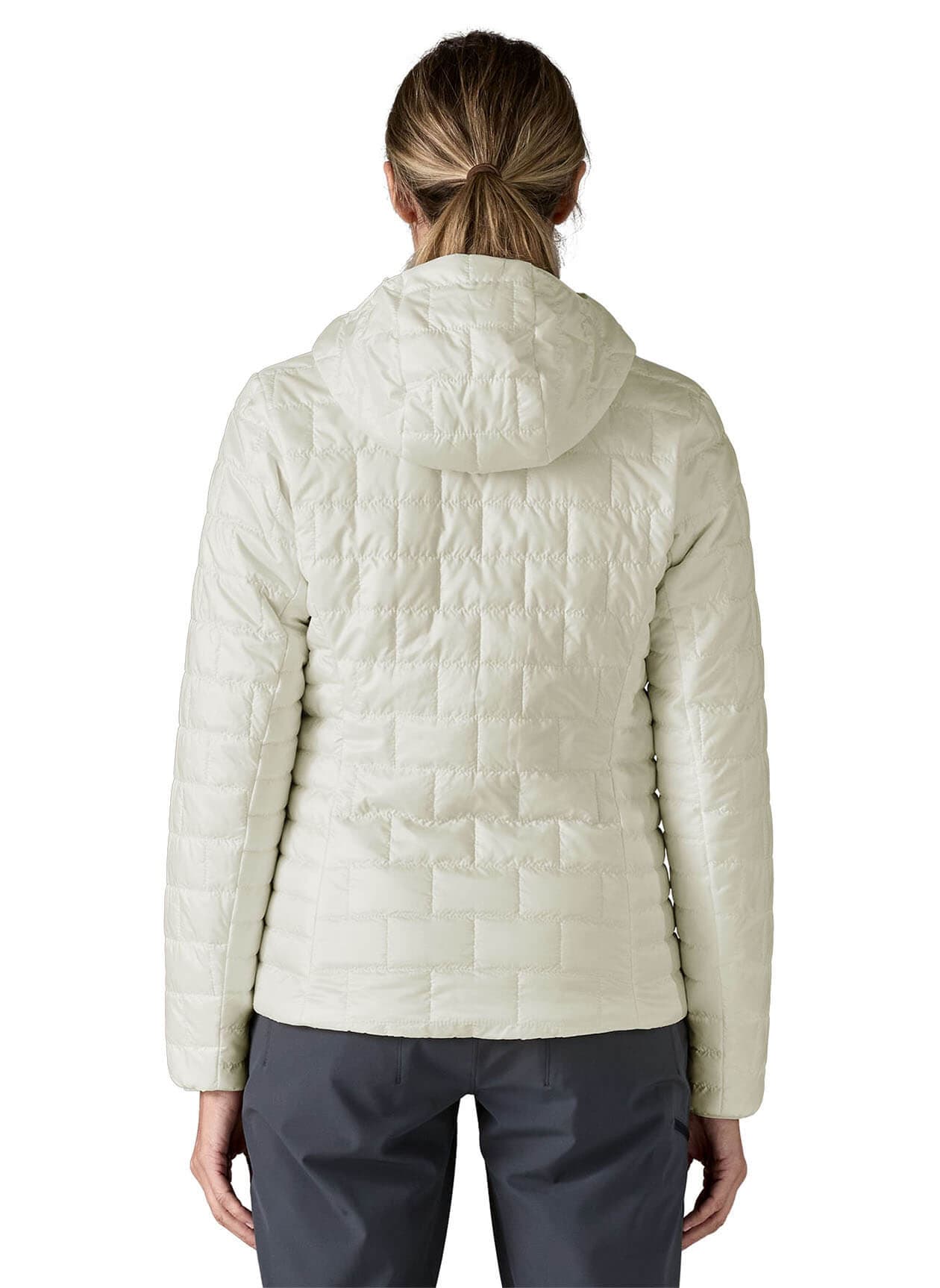 Patagonia Women's Nano Puff Hoody - White LG