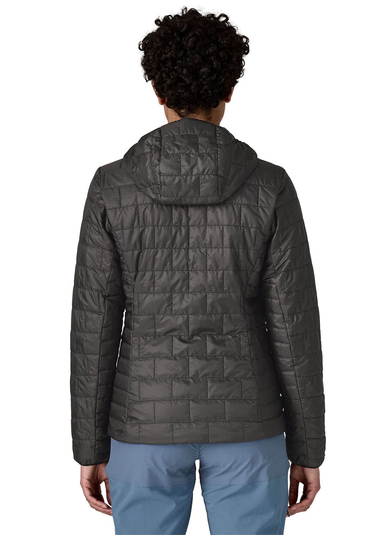 Patagonia Women's Nano Puff Hoody - Black LG