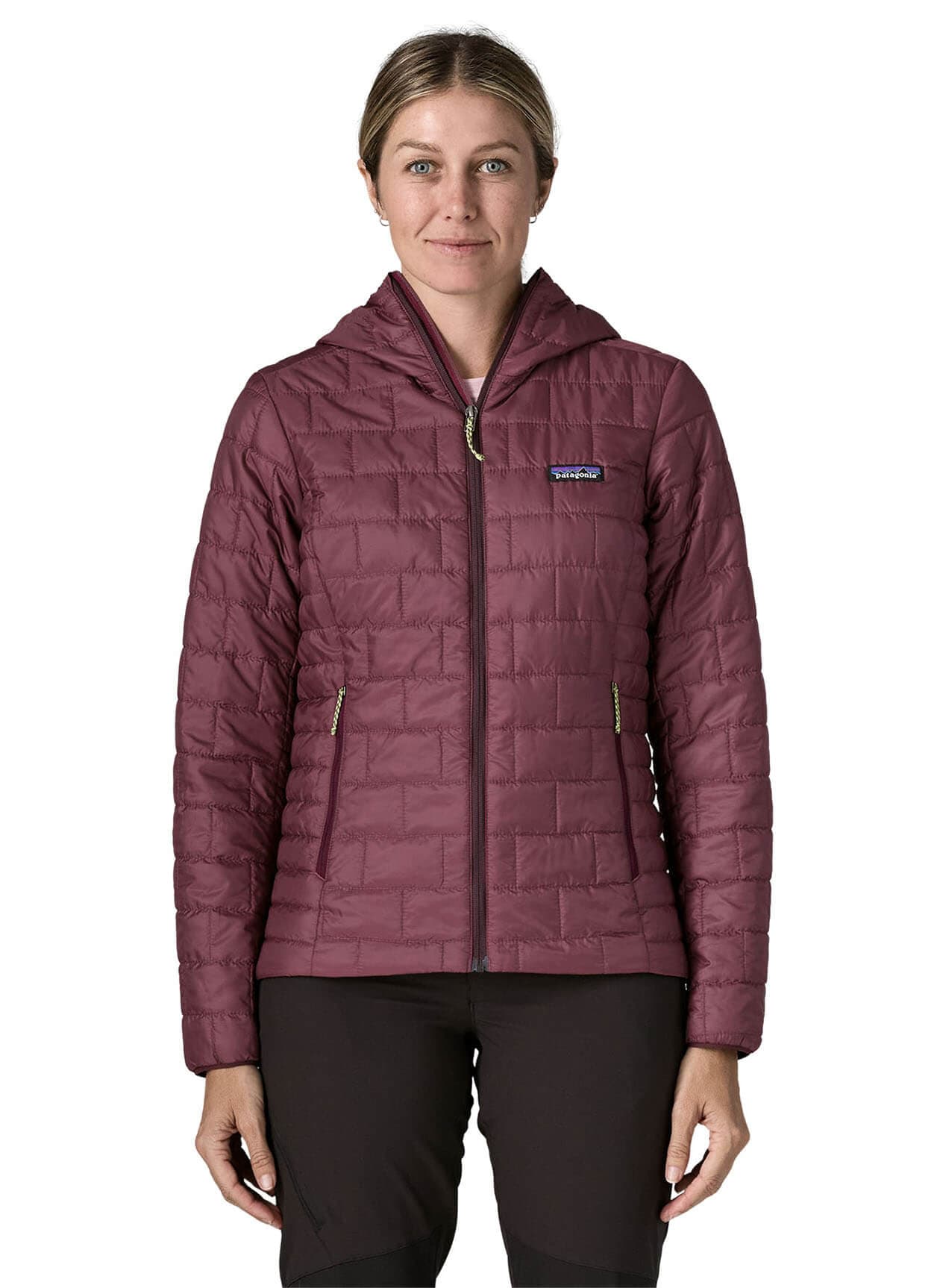 Patagonia Women's Nano Puff Hoody - Berry Fig LG